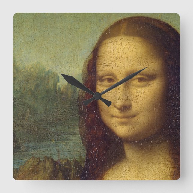 Mona Lisa Wanduhr (Vorderseite)