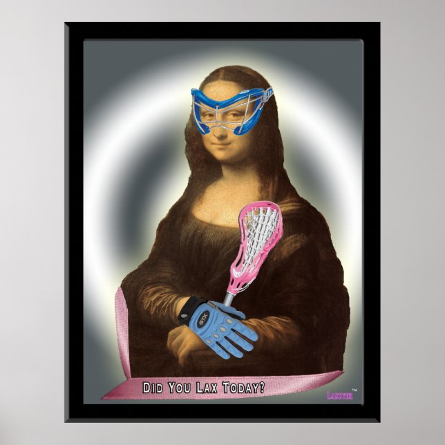 Mona Lisa wird laxs-tastisch! Poster (Vorne)