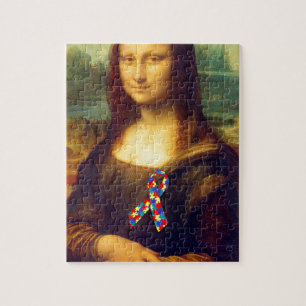 Mona Lisa With Puzzle