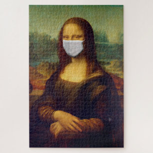 Mona Lisa with Respirator Mask