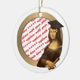 Mona Lisas Abschluss Day Foto Keramik Ornament