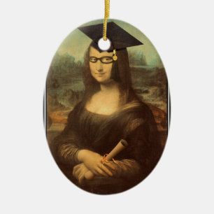 Mona Lisas Abschluss Day Keramikornament