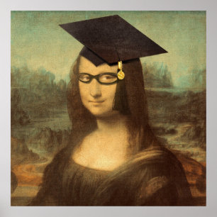 Mona Lisas Abschluss Day Poster