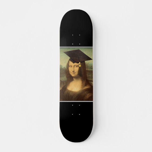 Mona Lisas Abschluss Day Skateboard (Vorne)