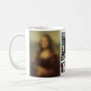 Mona Lisa's Smile Souvenir Fun Collage Mug