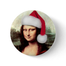 Mona Lisas Weihnachtszeit-Weihnachtsmannmütze