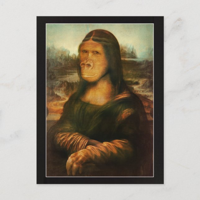 Mona Rilla alias Mona Lisa Postkarte (Vorderseite)