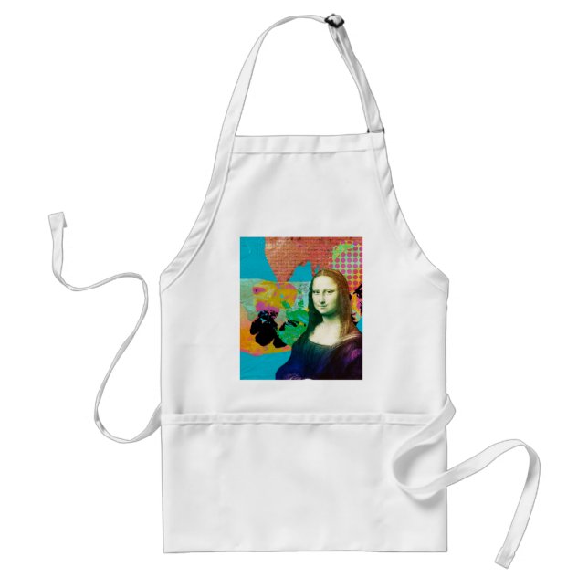 Mona und die farbenfrohe Kuh Schürze (Vorne)