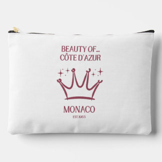 Monaco Cote d’ Azur Kronen Luxus 1965 Täschchen Zubehörtasche