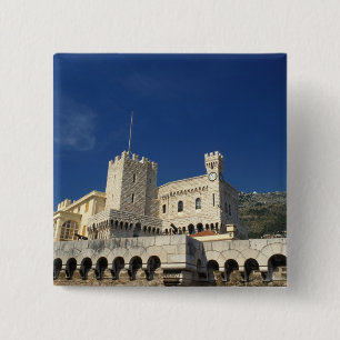 Monaco, Côte d'Azur, Fürstenpalast. Button