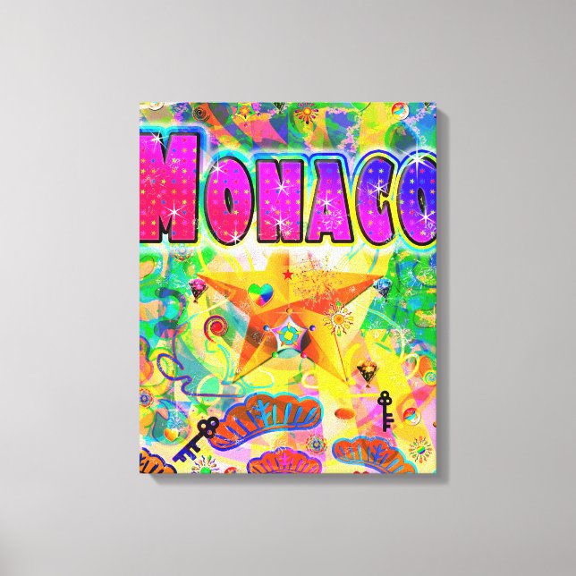 Monaco Epoch Hour Canvas Print Leinwanddruck (Vorderseite)