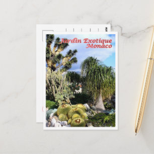 Monaco - Exotischer Garten - Postkarte