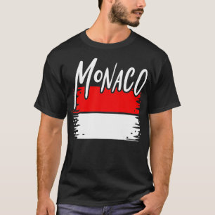 Monaco-Flag-Geschenk T-Shirt