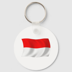 Monaco Flag Schlüsselanhänger