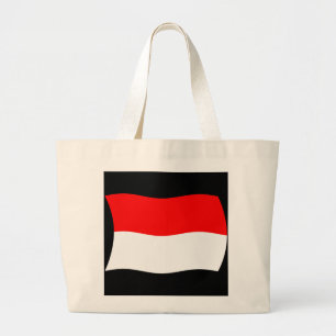 Monaco Flag Tote Bag Jumbo Stoffbeutel