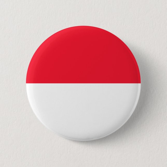 Monaco-Flagge Button (Vorderseite)
