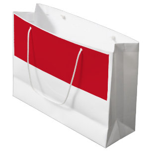 Monaco-Flagge Große Geschenktüte