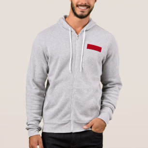Monaco-Flagge Hoodie