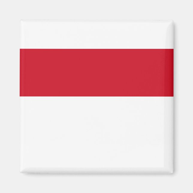 Monaco-Flagge Magnet (Vorne)