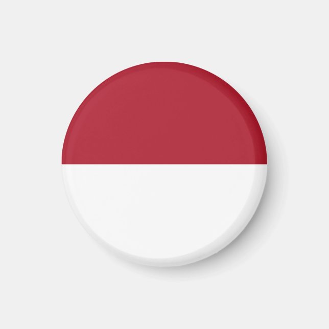 Monaco-Flagge Magnet (Vorne)