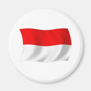 Monaco-Flagge-Magnet Magnet