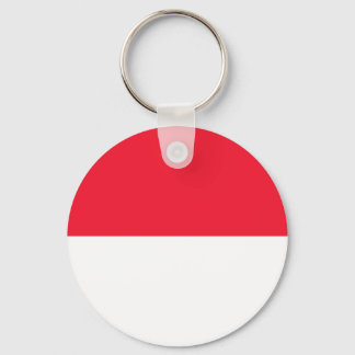 Monaco-Flagge Schlüsselanhänger