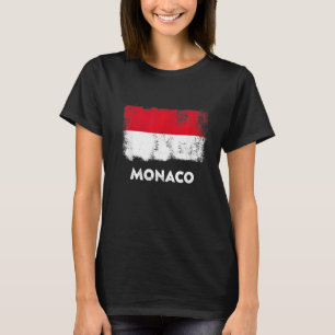 Monaco-Flagge T-Shirt