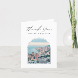 Monaco-Foto-Leerzeichen-Dankeskarten Dankeskarte