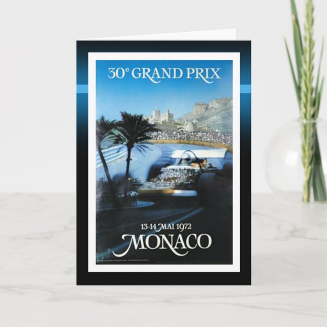 Monaco Grand Prix Karte (Vorderseite)