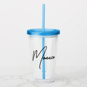 Monaco Grand Prix Luxus-Riviera-Lebensstil Acryltrinkbecher