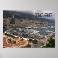Monaco Hafen und Luxusyachten Französische Riviera