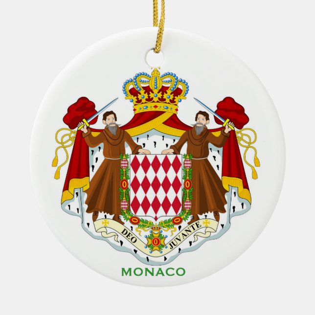 MONACO Keramik Ornament (Vorne)