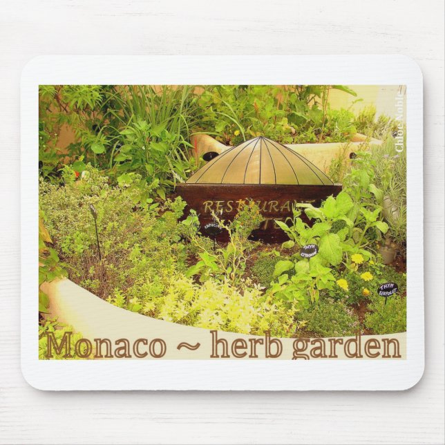 Monaco - Kräutergarten Mousepad (Vorne)