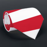 Monaco Krawatte<br><div class="desc">Flaggenfarben von Monaco</div>