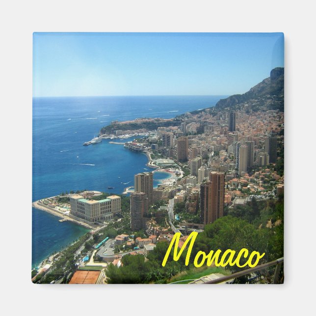 Monaco Kühlschrankmagnet (Vorne)