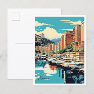 Monaco Kunst, Dichtung und Musik Postkarte