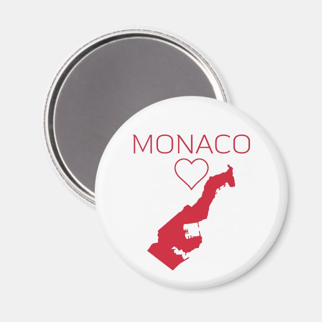 Monaco Magnet (Vorderseite/Rückseite)