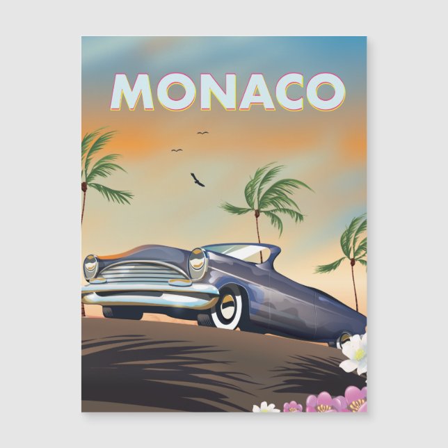 Monaco Magnetkarte (Vorderseite)