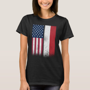Monaco Monaco American Fahnen Proud USA Monaco T-Shirt