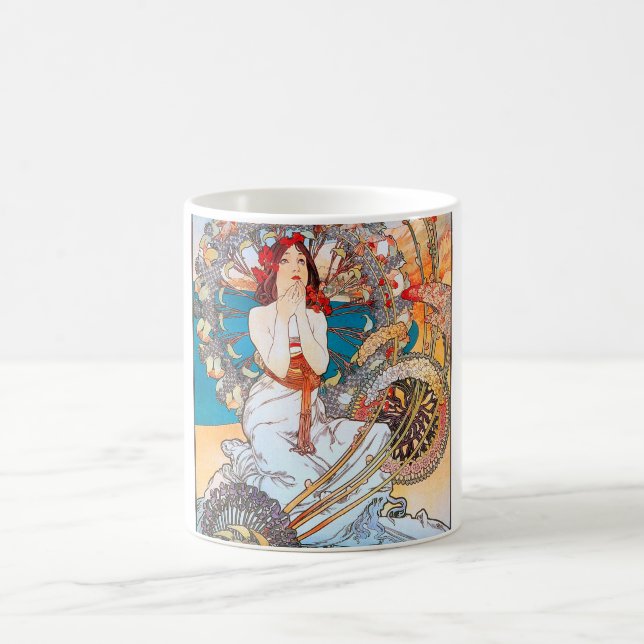 Monaco, Monte-Carlo, Mucha Kaffeetasse (Mittel)