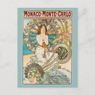 Monaco Monte Carlo Postkarte