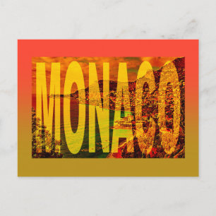 Monaco Monte Carlo Postkarte