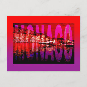 Monaco Monte Carlo Postkarte