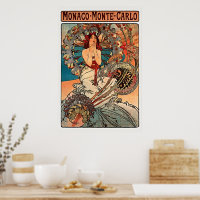 Monaco Monte Carlo von Alfons Mucha