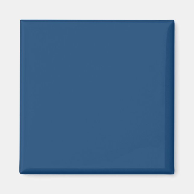 Monaco Noble Blue Solid Color Magnet (Vorne)