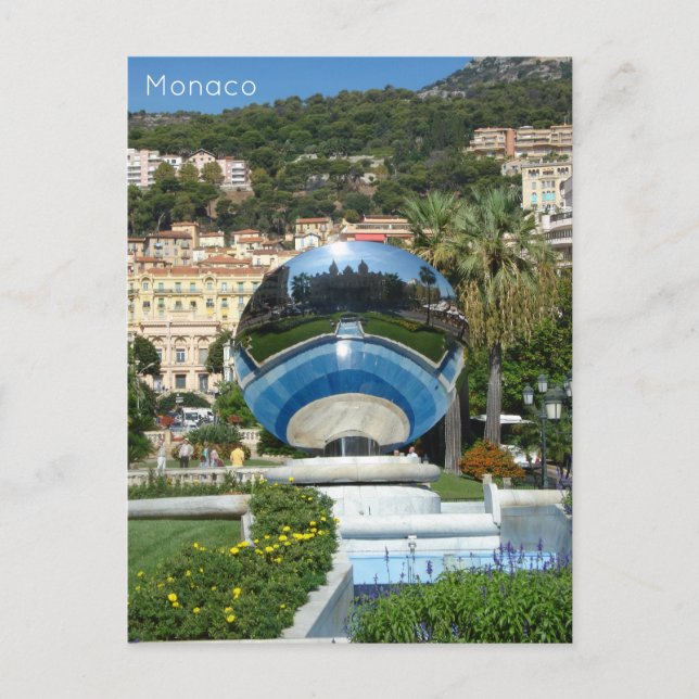 Monaco Postkarte (Vorderseite)