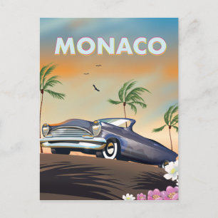 Monaco Postkarte