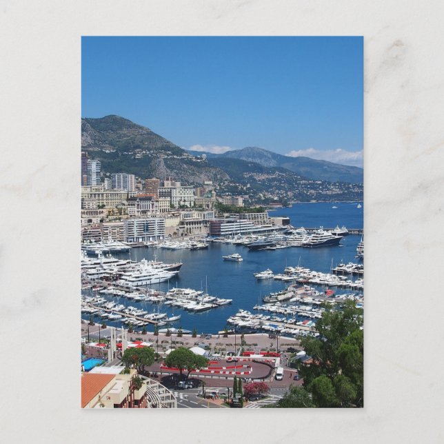 Monaco Postkarte (Vorderseite)