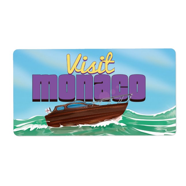 Monaco Reiseplakat besuchen (Vorne)