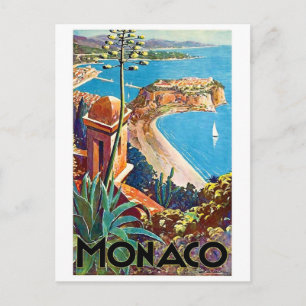 Monaco, Riviera Postkarte